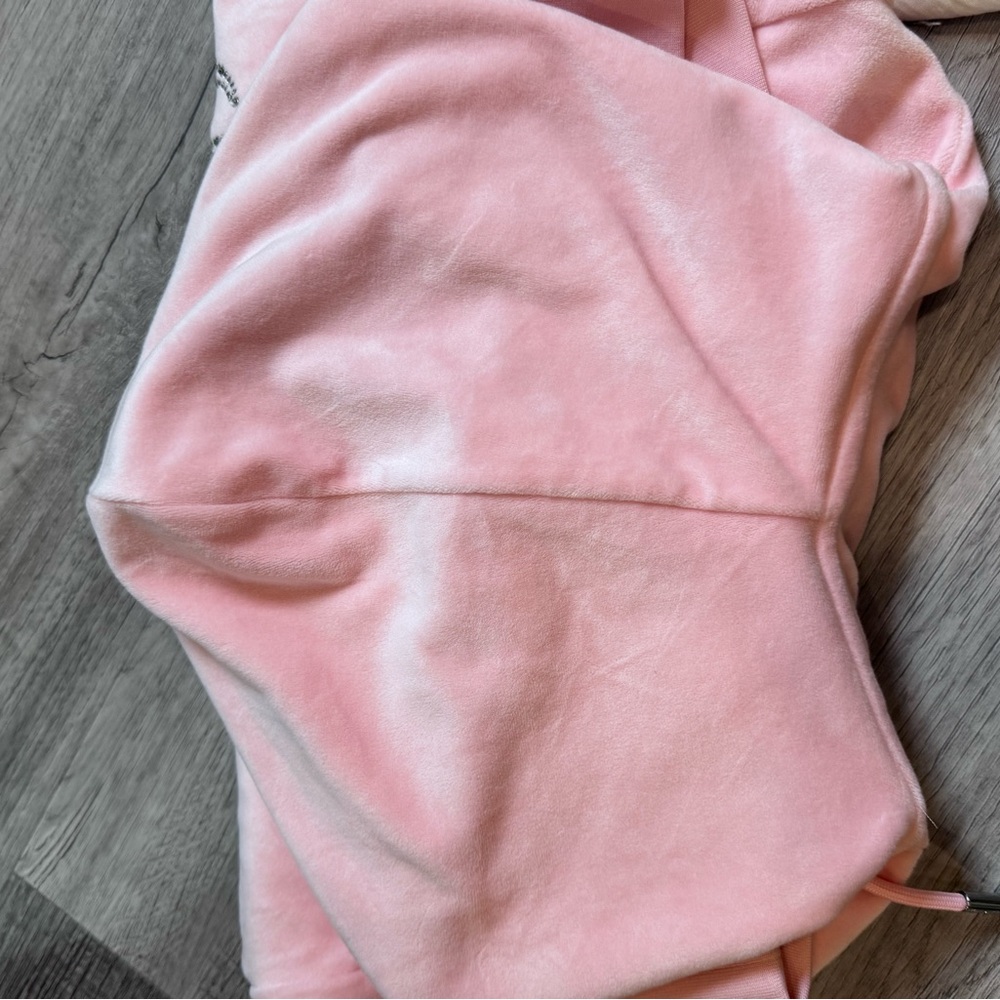 NWOT Juicy Couture Blush Pink Velour Jacket - Picture 4 of 12